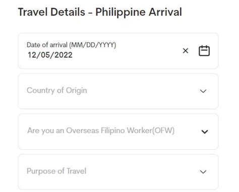 philippines etravel|philippines earrival card.
